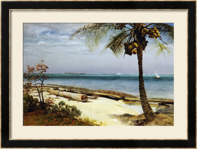 Tropical Coast by Albert Bierstadt Pricing Limited Edition Print image