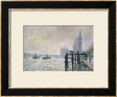 The Thames Below Westminster, 1871 by Claude Monet Pricing Limited Edition Print image