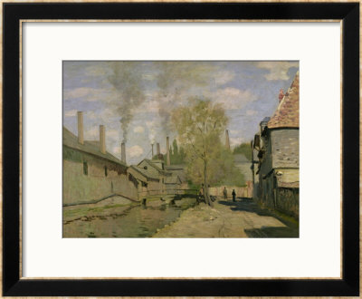 The Stream Of Robec At Rouen, 1872 by Claude Monet Pricing Limited Edition Print image