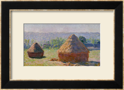 The Haystacks, Or The End Of The Summer, At Giverny, 1891 by Claude Monet Pricing Limited Edition Print image