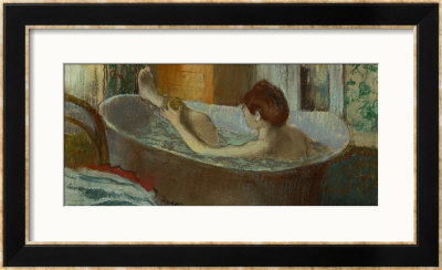 Woman In Her Bath, Washing A Leg, 1883-1884 by Edgar Degas Pricing Limited Edition Print image