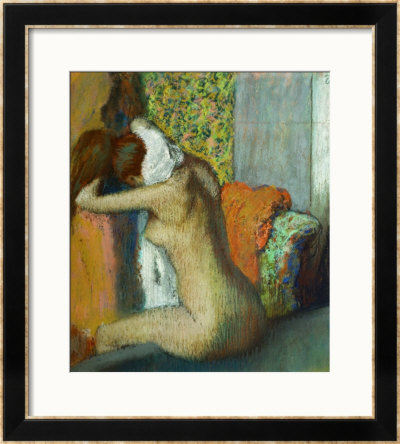 Young Woman Drying Her Neck by Edgar Degas Pricing Limited Edition Print image
