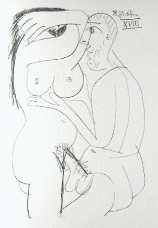 Le Gout Du Bonheur 67 by Pablo Picasso Pricing Limited Edition Print image