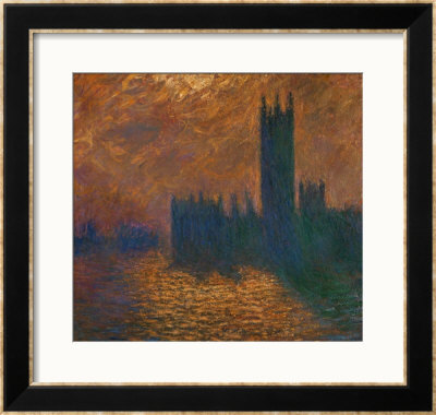 The Parliament In London, Stormy Sky by Claude Monet Pricing Limited Edition Print image