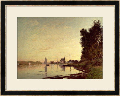 Argenteuil, Late Afternoon by Claude Monet Pricing Limited Edition Print image