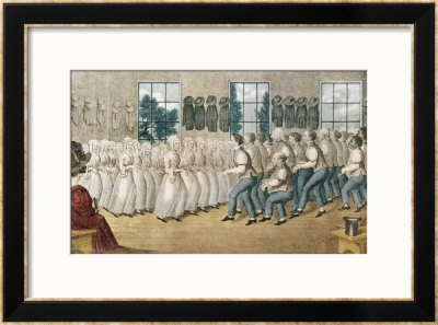 The Shakers Near Lebanon, Published By Currier & Ives, New York by Currier & Ives Pricing Limited Edition Print image