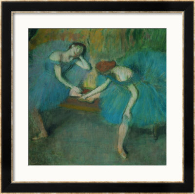 Two Dancers Resting, Or Two Dancers In Blue, 1898 by Edgar Degas Pricing Limited Edition Print image