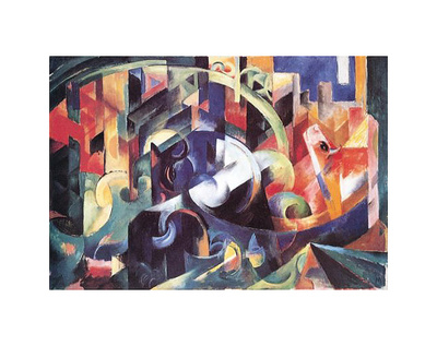 Bild Mit Rindern by Franz Marc Pricing Limited Edition Print image