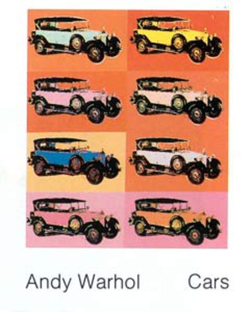 Cars, Mercedes Typ 400, Bj., C.1925 by Andy Warhol Pricing Limited Edition Print image