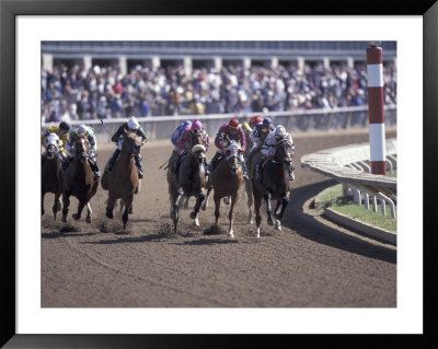 Thoroughbred Horse Racing At Keenland Track, Lexington, Kentucky, Usa by Adam Jones Pricing Limited Edition Print image