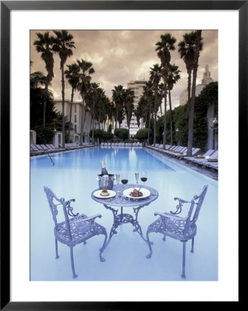 Delano Hotel Pool, South Beach, Miami, Florida, Usa by Robin Hill Pricing Limited Edition Print image