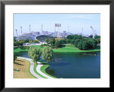 Olympic Stadium Of The 1972 Olympics, Olympic Park, Munich, Germany by Adam Jones Pricing Limited Edition Print image