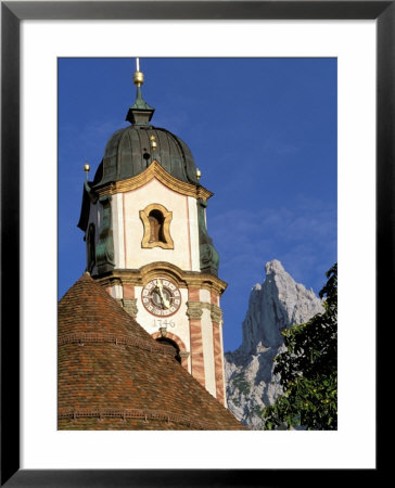 Steeple On The Pfarrkirche Of Saint Peter, Mittenwald, Germany by Adam Jones Pricing Limited Edition Print image