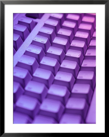 Close-Up Of Computer Keyboard by David Harrison Pricing Limited Edition Print image