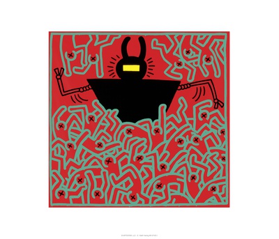 Untitled 1983 by Keith Haring Pricing Limited Edition Print image