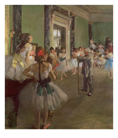 The Dancing Class, Circa 1873-76 by Edgar Degas Pricing Limited Edition Print image