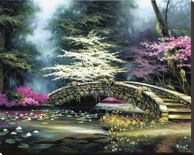 Dogwood & Waterlilies by Egidio Antonaccio Pricing Limited Edition Print image