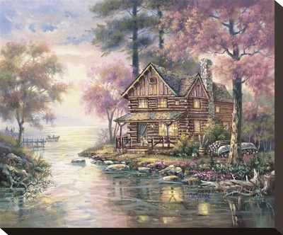 Doyle's Cabin by Carl Valente Pricing Limited Edition Print image