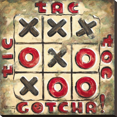 Tic Tac Toe by Janet Kruskamp Pricing Limited Edition Print image