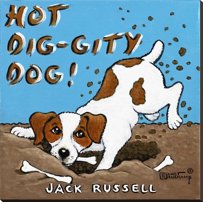 Hot Dig-Gity Dog by Janet Kruskamp Pricing Limited Edition Print image