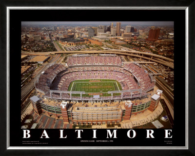 Baltimore - First Opening Day At Raven Stadium by Mike Smith Pricing Limited Edition Print image