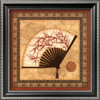 Oriental Fan Ii by Sally Ray Cairns Pricing Limited Edition Print image