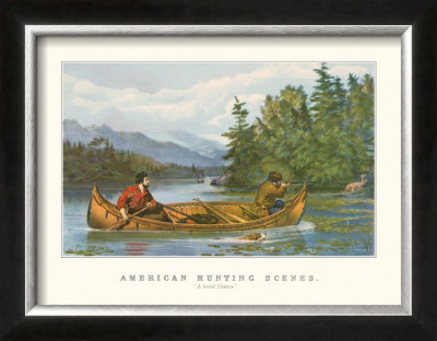 American Hunting Scenes by Currier & Ives Pricing Limited Edition Print image