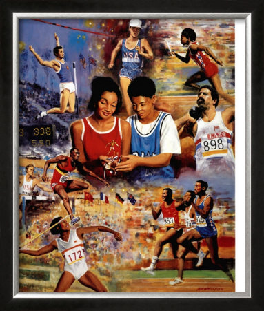Track & Field Dreaming by Clement Micarelli Pricing Limited Edition Print image