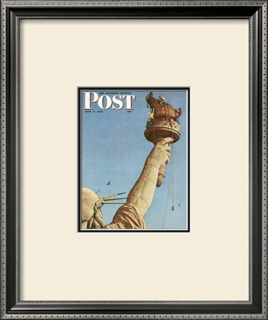 Statue Of Liberty by Norman Rockwell Pricing Limited Edition Print image
