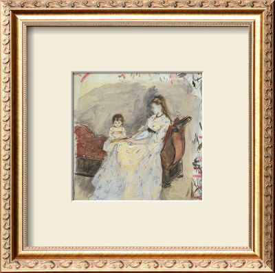 Artist's Sister by Berthe Morisot Pricing Limited Edition Print image
