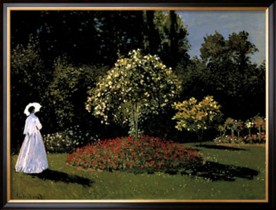 Lady In The Garden, 1867 by Claude Monet Pricing Limited Edition Print image