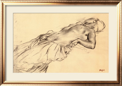 Lying Nude by Edgar Degas Pricing Limited Edition Print image