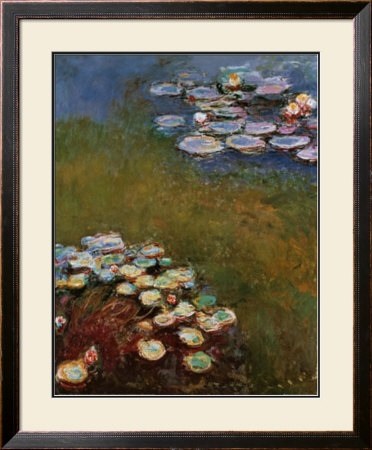 Water Lilies, Harmony In Blue by Claude Monet Pricing Limited Edition Print image