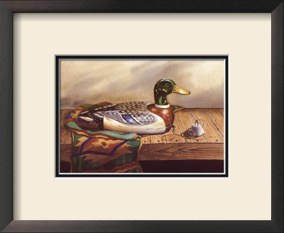 Mallard Decoy by Judy Gibson Pricing Limited Edition Print image