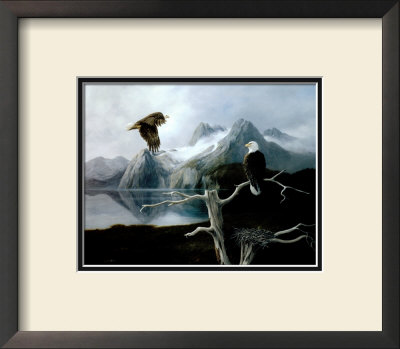 Nesting Eagle by David Jean Pricing Limited Edition Print image