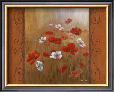 Poppies & Morning Glories I by Vivian Flasch Pricing Limited Edition Print image
