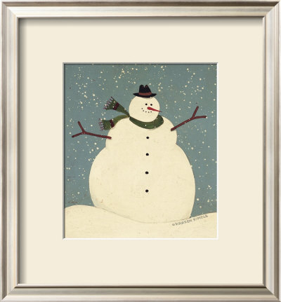 Snowman by Warren Kimble Pricing Limited Edition Print image