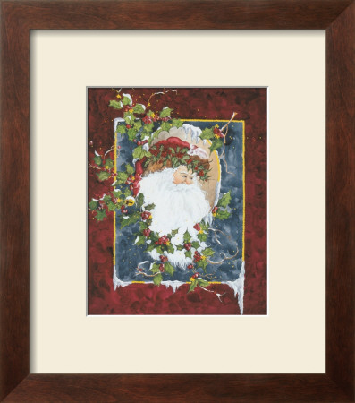 Santa's Portrait by Peggy Abrams Pricing Limited Edition Print image