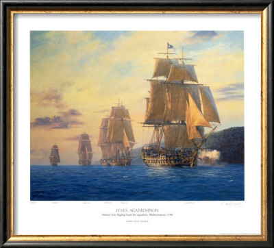 Hms Agamemnon by Geoff Hunt Pricing Limited Edition Print image