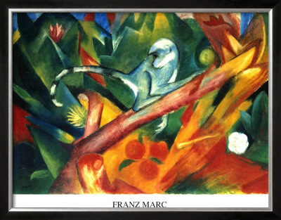 The Monkey by Franz Marc Pricing Limited Edition Print image