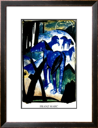 The Blue Horse by Franz Marc Pricing Limited Edition Print image