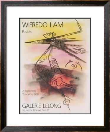 Pastels, 1988 by Wilfredo Lam Pricing Limited Edition Print image