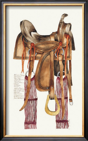 Handtooled Saddle I by Mary Beth Zeitz Pricing Limited Edition Print image