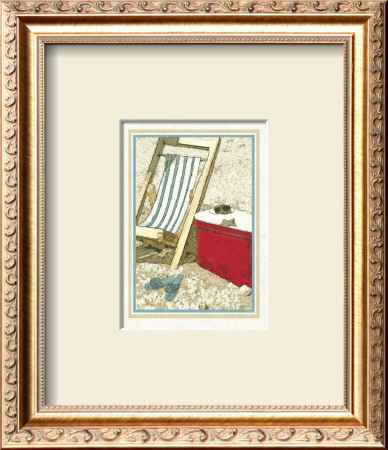 Beach Chair Ii by Sally Ray Cairns Pricing Limited Edition Print image