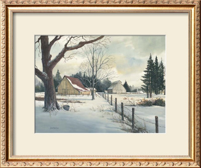 Winter Barn by Michael Humphries Pricing Limited Edition Print image