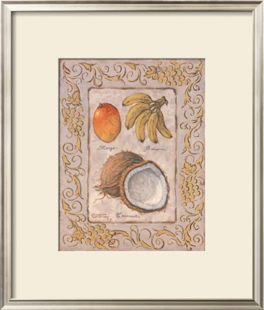 Tropical Fruit I by Janet Kruskamp Pricing Limited Edition Print image