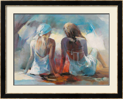 Two Girl Friends I by Willem Haenraets Pricing Limited Edition Print image