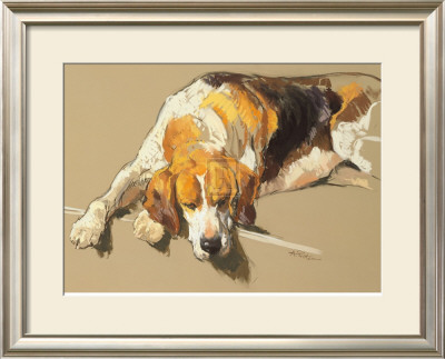 Hound In A Kennel by Andre Pater Pricing Limited Edition Print image
