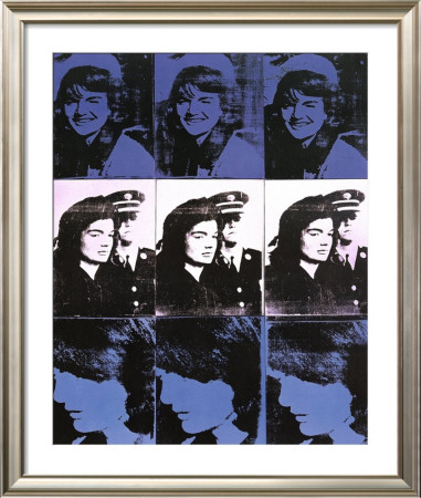 Nine Jackies, 1964 by Andy Warhol Pricing Limited Edition Print image