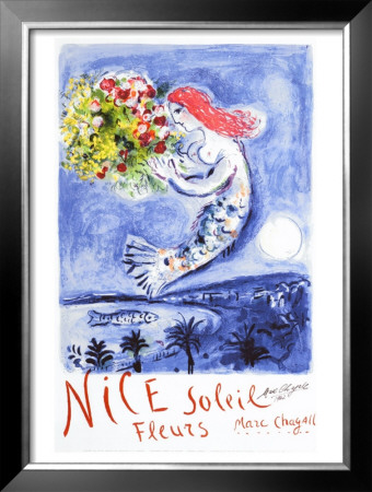 Nice, Soleil Fleurs by Marc Chagall Pricing Limited Edition Print image